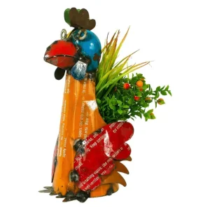 Outlet Think Outside Barnyard Large Rooster Planter